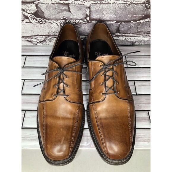 Allen Edmonds Dawson Brown Leather Derby Blucher Bicycle Dress Shoes Men Sz 13D main image 10